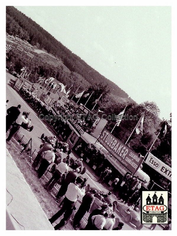 1953 Francorchamps Start down Hill