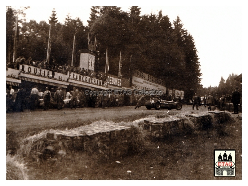 1950 Francorchamps Alfa Fangio #10 Pushed pits