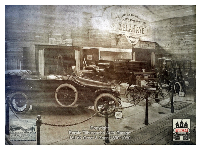 1913 Delahaye Beursgebouw Piusplein Tilburg (2)