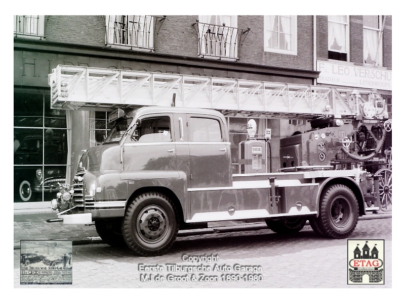 1951 Bedford Brandweerwagen Tilburg (2b) Aflevering N19750