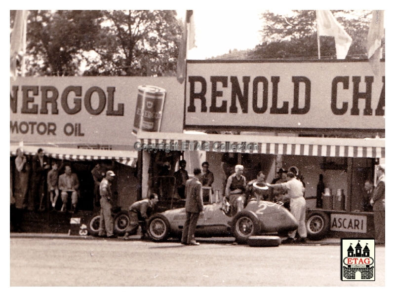 1950 Francorchamps Ferrari Villoresi #2 Pits