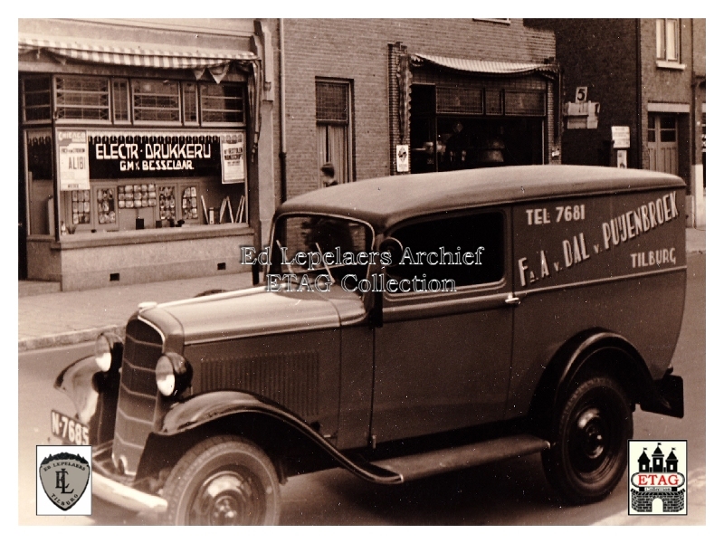 1936 Opel bestelwagen Van Dal v Puijenbroek #N7685