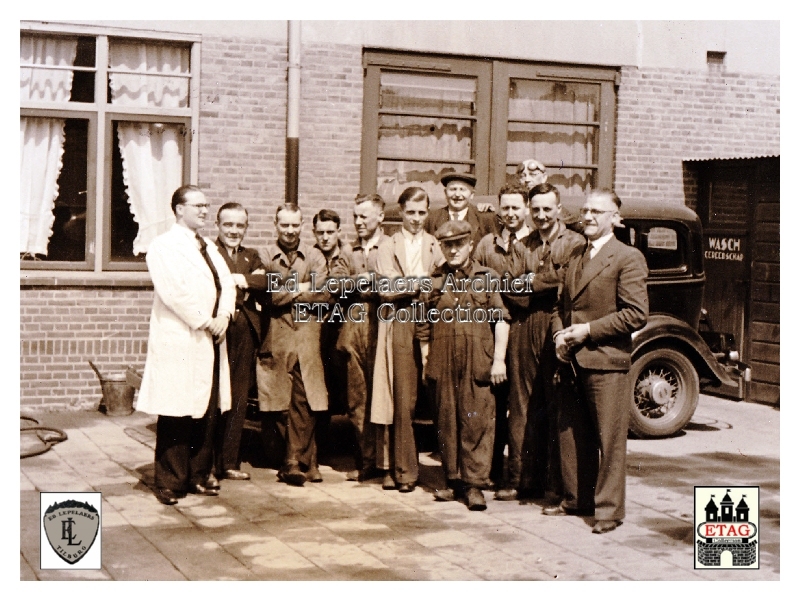 1940 Bosschweg Monteurs binnenplaats Oorlog breekt uit (1)