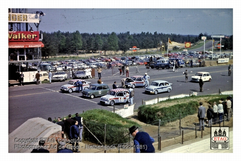 1966 Zolder EK Toerwagens (04) Start Fiat Abarth 500, Mini