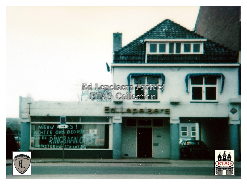 1975 Bosscheweg Garage en woonhuis voorzijde