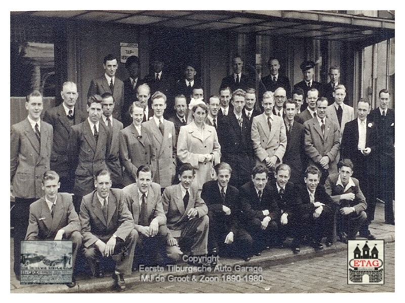 1953 Hotel Suisse Personeel aan de voorzijde