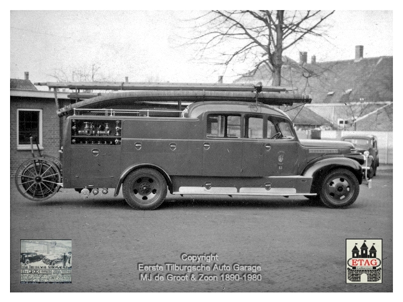 1950 Chevrolet Brandweerwagen Tilburg Kazerne