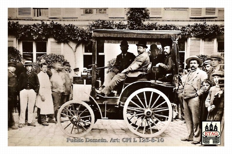 1894 Paris Rouen Panhard Mayade #64.Finished 7th
