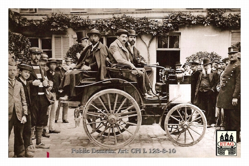 1894 Paris Rouen Panhard Hypolythe #13.Finished 4th