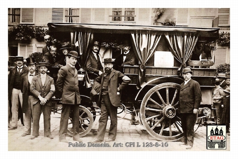 1894 Paris Rouen Serpollet M.Le Blant #60.Finished 15th