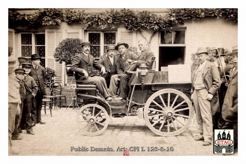 1894 Paris Rouen Serpollet De Pandieres #44.Did not finish