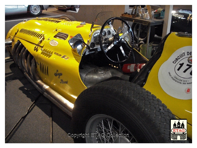 2012 Racing Legends Brussel 1950 Talbot Lago (2) Backside