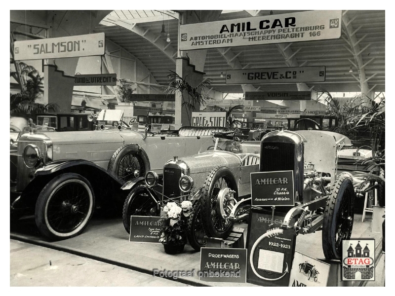 1924 RAI Amsterdam Amilcar Stand Peltenburg (1)