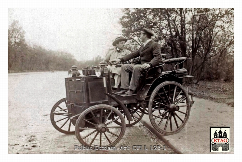 1898 Paris Bordeaux Panhard Leonce Girardot #?(3) In car