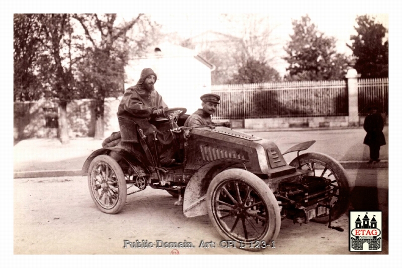 1902 Paris Nice Mors Villain #29 Arriving Draguignant