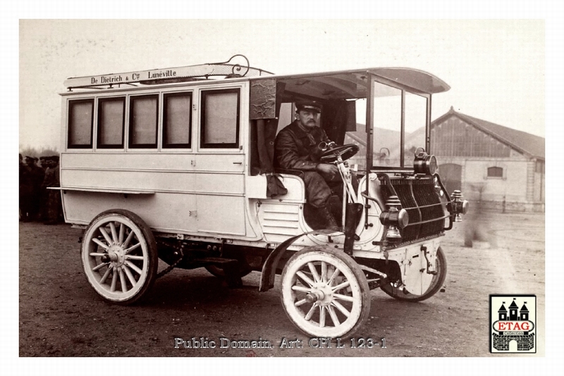 1902 Paris Monte Carlo Dietrich Turckheim #3 Omnibus Paddock