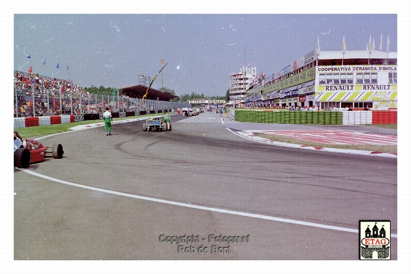 1992 Imola Italie Renault Daimon Hill #8 Line up start