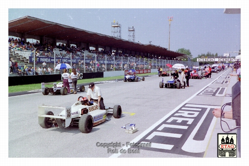 1992 Imola Italie Ligier Renault Thiery Booutsen #25 Start