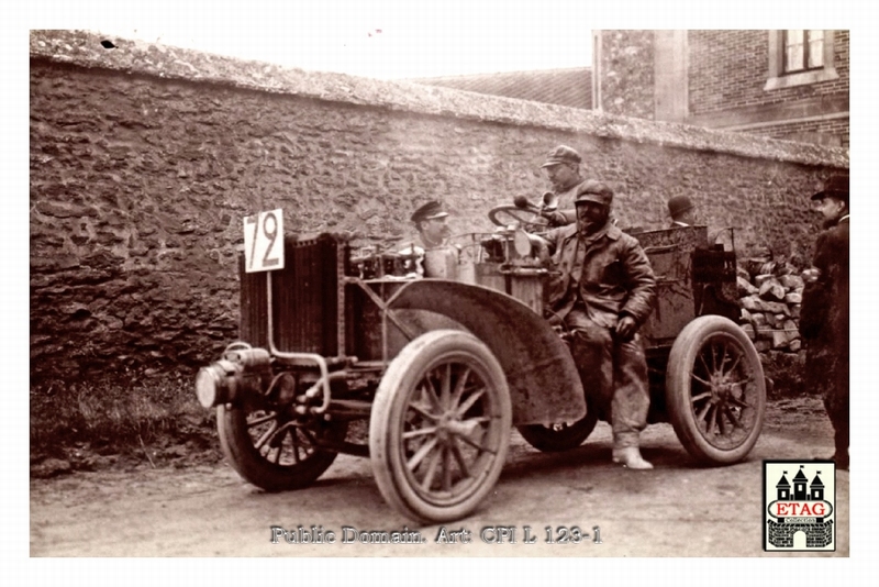 1902 Paris Aras Serpollet Rutishauer #72 Saint Germain