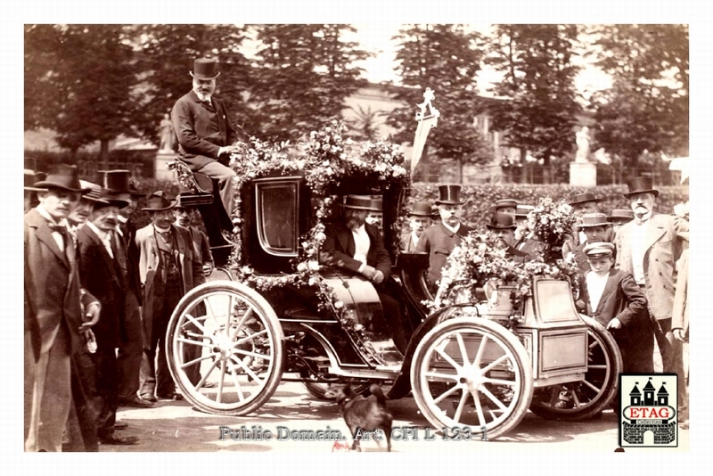 1898 Le Longchamps Fleuri Jeanteaud Cab