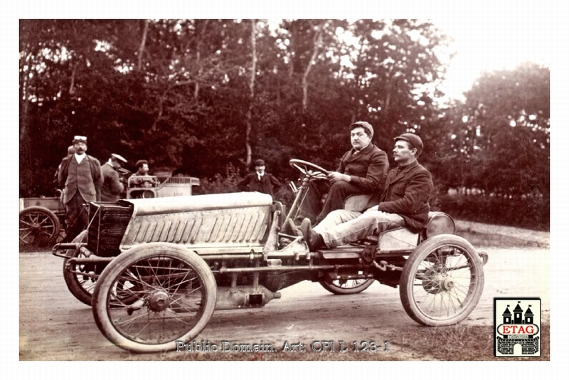 1902 Course Cote Gaillon Decauville THery #2 Paddock