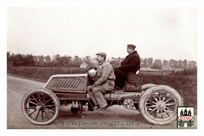 1902 Course Cote Gaillon Mors Fournier #157 Paddock