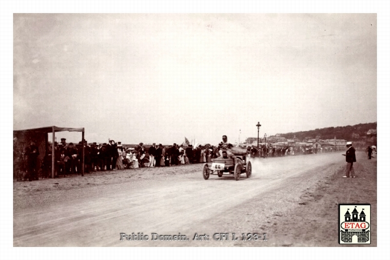 1902 Coupe Deauville Serpollet Rutishauer #66 Arriving 640Km