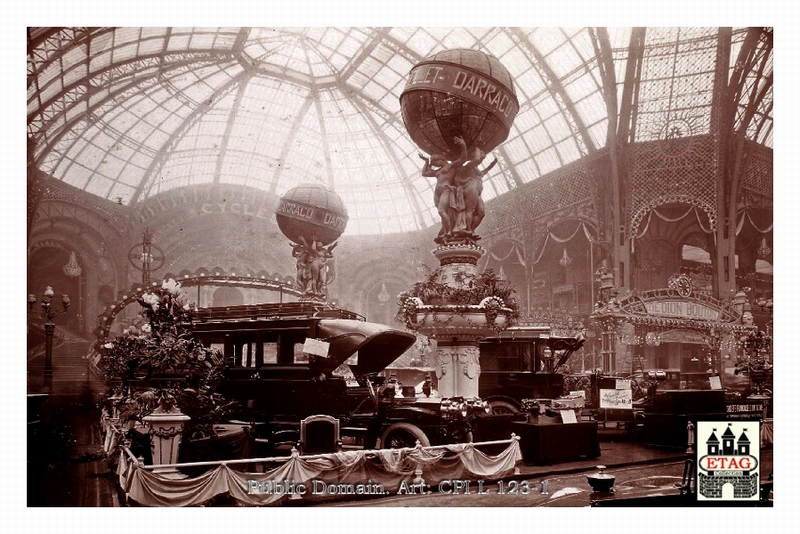 1906 Grand Palais Paris Darracq Stand