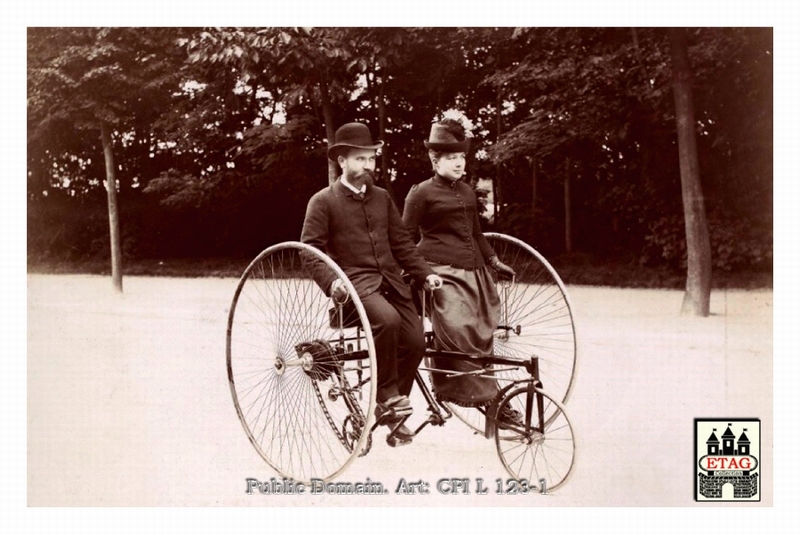 1895 Bayard Tricycle Mr Mme Clement Bayard