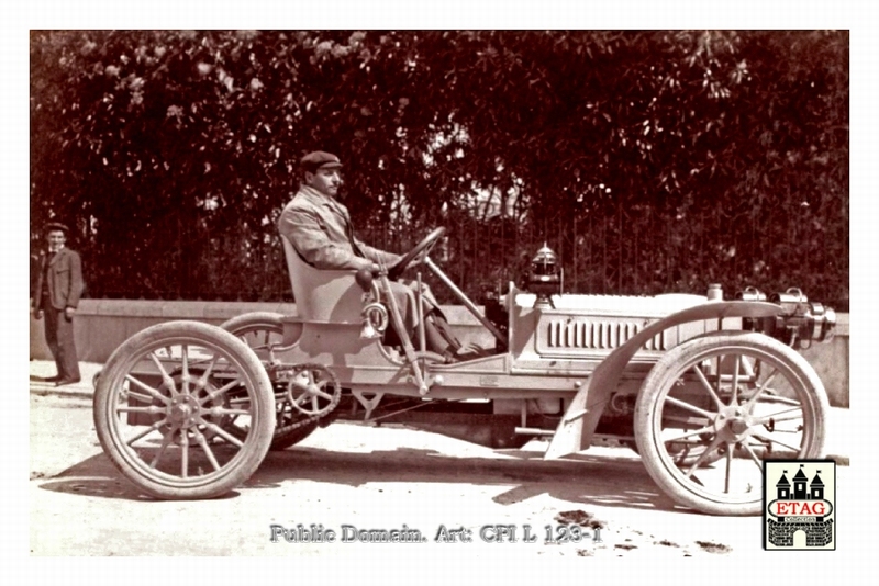 1903 AC De Nice Rochet Bidon #40 Paddock
