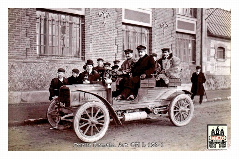 1905 Paris Rouen Delahaye Claudel #1 Paddock