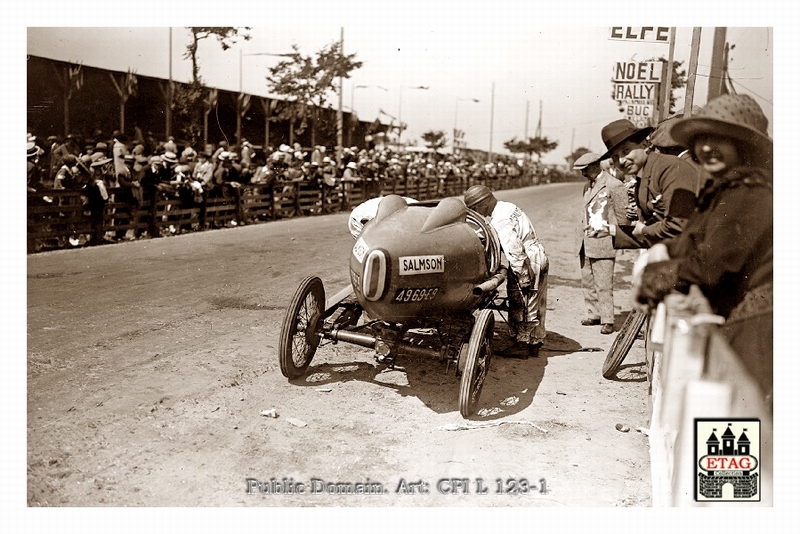 1922 Boulogne Salmson Robert Benoist #37 8th Pitsstop