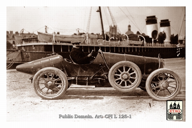 1912 Dieppe Sunbeam Gustave Callois #16 Harbour