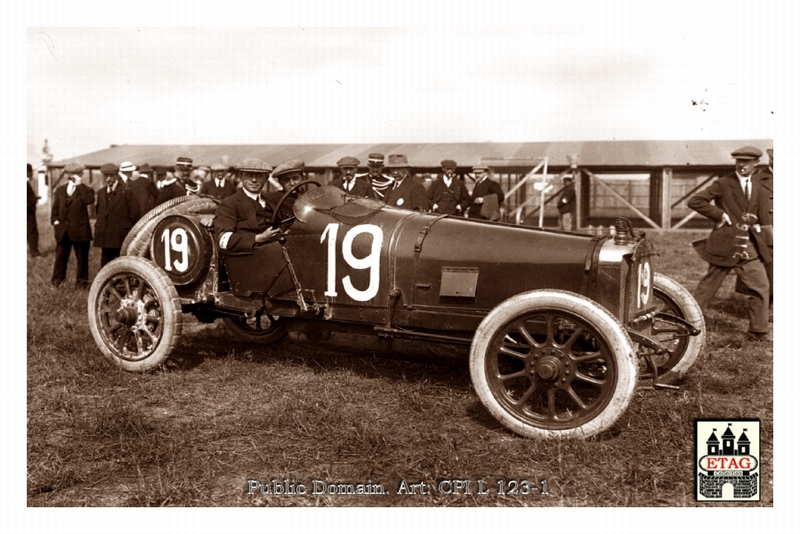 1913 Amiens Sunbeam Coatalen #19 Dnf15laps Paddock