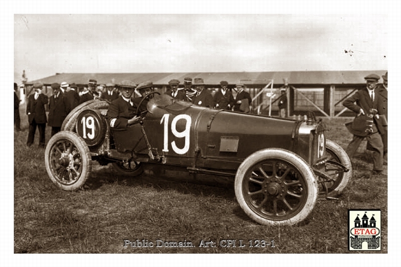 1913 Amiens Sunbeam Kenelm Le Guinness #19 Dnf15lap Paddock1