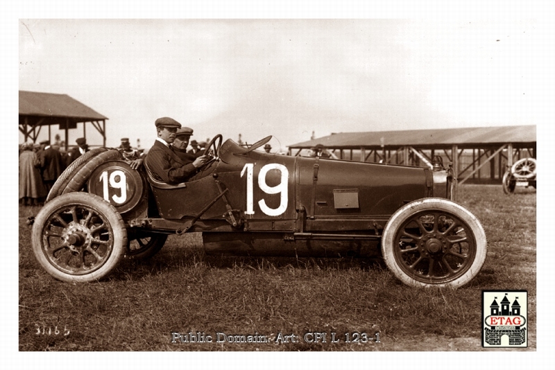 1913 Amiens Sunbeam Kenelm Le Guinness #19 Dnf15lap Paddock2