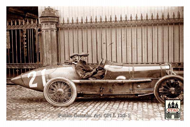 1922 Strasbourg Sunbeam Henry Segrave #21 Dnf29laps Paddock1