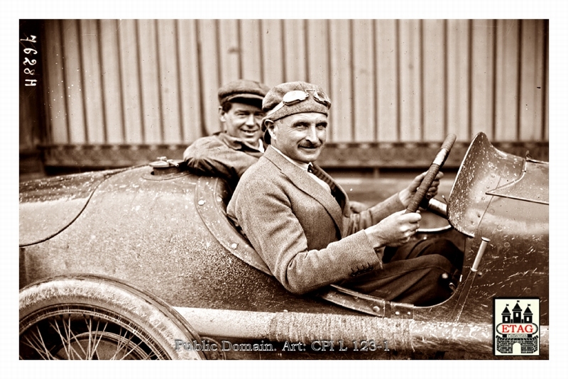 1922 Strasbourg Sunbeam Jean Chassagne #9 Dnf5laps Portrait2