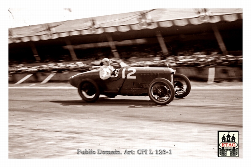 1923 Tours ACF Sunbeam Henry Segrave #12 1st Race2
