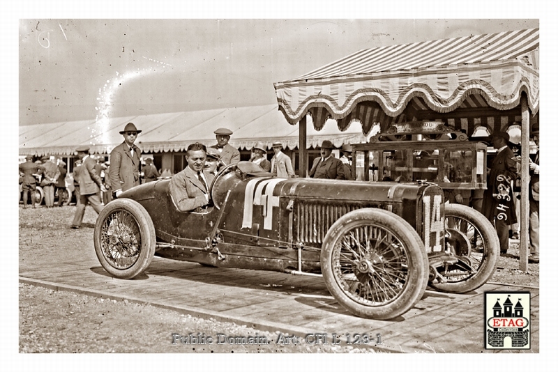 1924 Lyon Sunbeam Dario Resta #10 14th Paddock