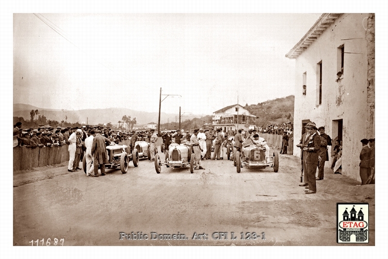 1926 San Sebastian Sunbeam Henry Segrave #3 Start