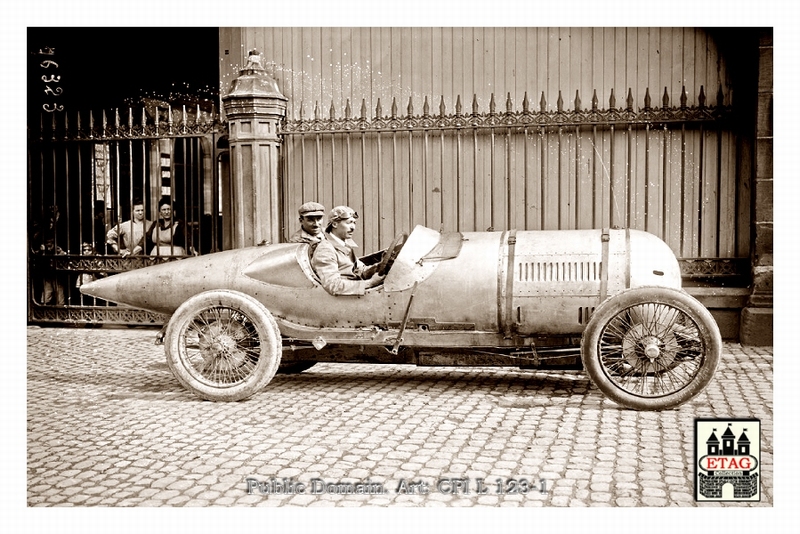 1922 Strasbourg Ballot Jules Goux #7 Dnf31laps Paddock