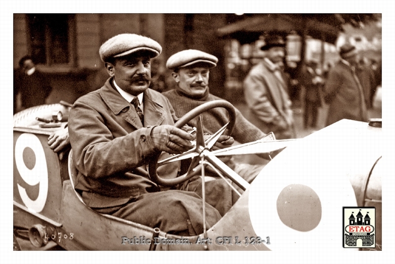 1914 Lyon Delage Paul Bablot #9 Dnf16laps Portrait