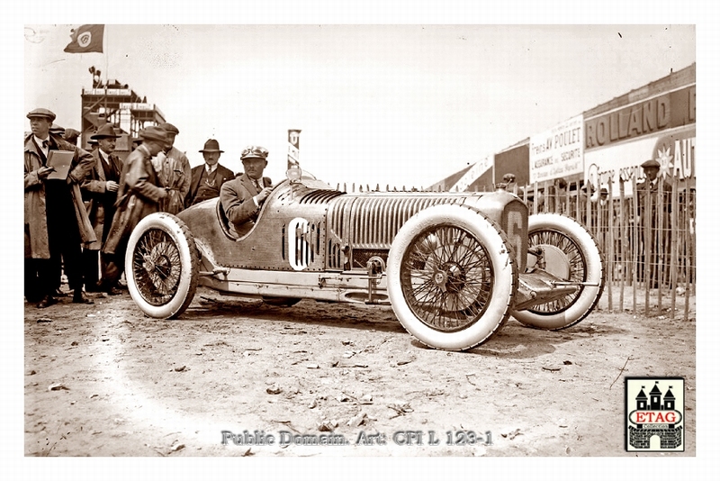 1925 Montlhery Delage Albert Divo #6 Dnf7laps Paddock3