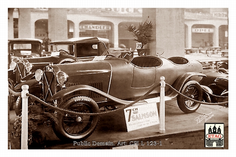 1927 Grand Palais Paris Salmson Chassis VAL3 7CH