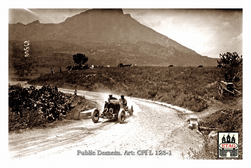 1921 Targa Florio Alfa Enzo Ferrari #20 5th Race