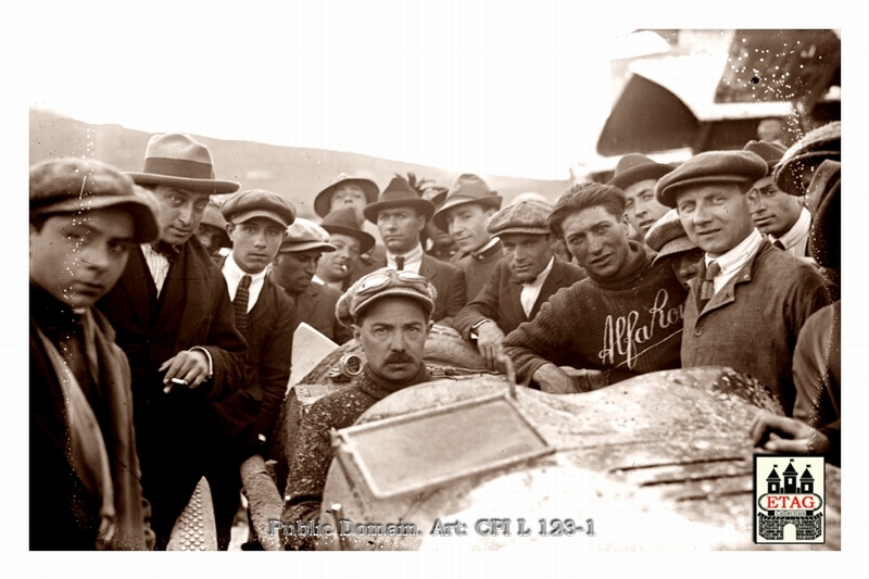 1923 Targa Florio Alfa Sivocci #13 1st Portrait