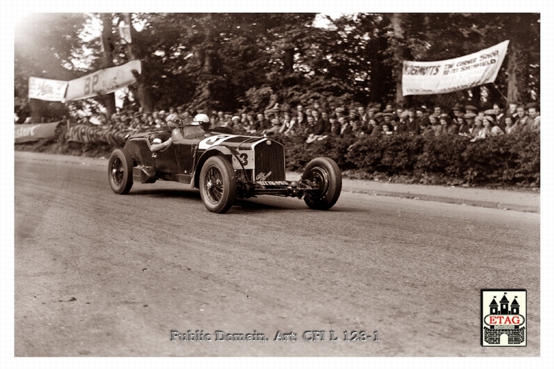 1932 RAC Tourist Throphy Alfa Birkin #3 5th Race