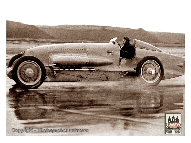 1927 Pendine Sands Bluebird Campbell Record attempt3