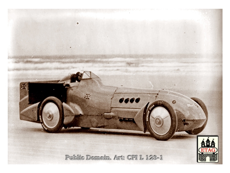 1928 Daytona Beach Bluebird Napier Campbell Beach2